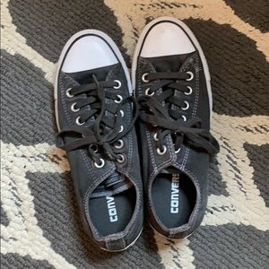 Grey Converse worn ONCE.